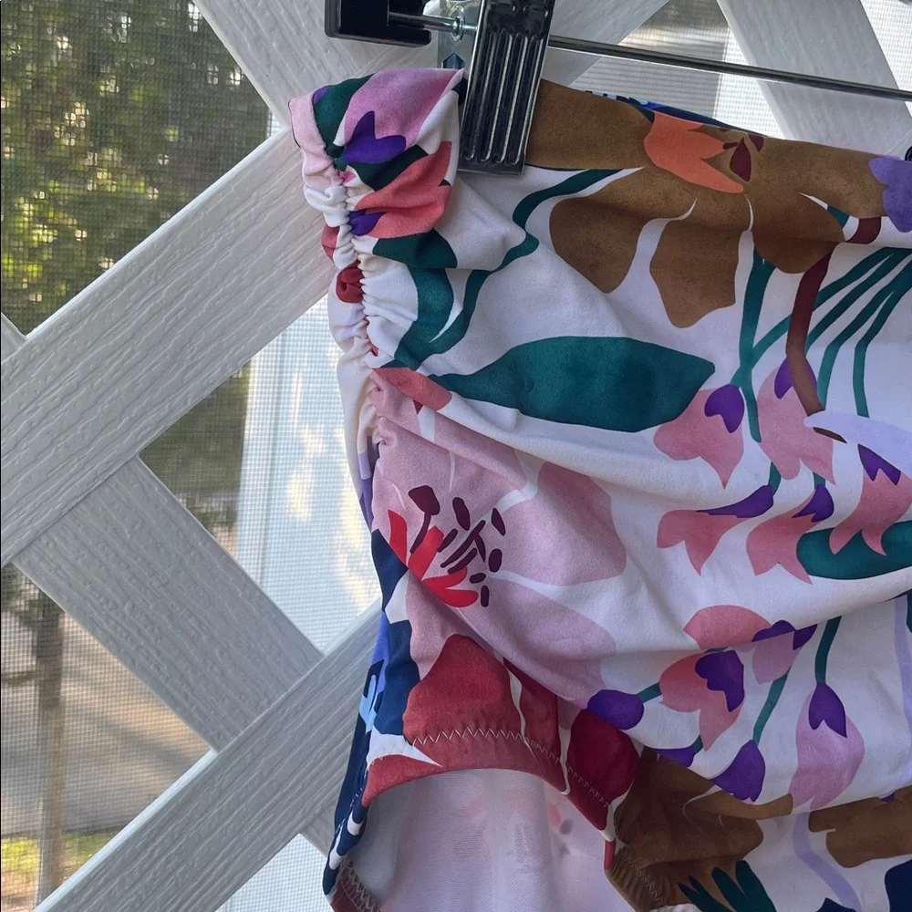 Profile by Gottex Floral Shirred-Side High-Waisted Bottom - Picture 5 of 11